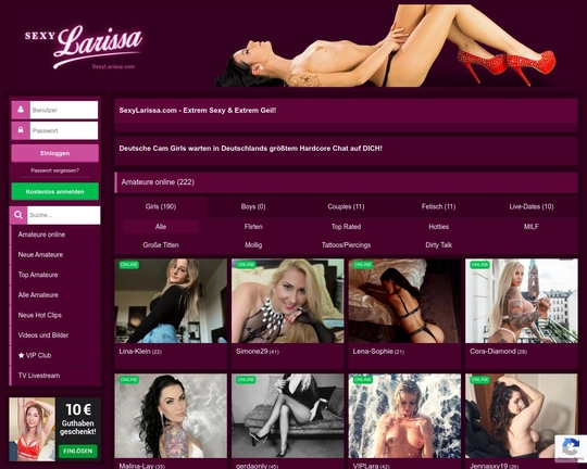 SexyLarissa.com Logo